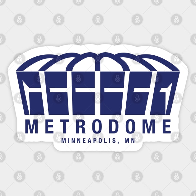 The Metrodome Sticker by tailgatemercantile